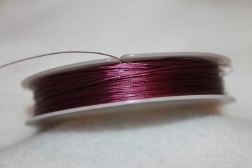 Linka stalowa fiolet 0,30 mm półfabrykaty do biżu