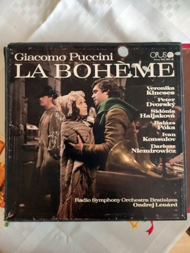 Album płytowy Opera La Boheme Pucciniego