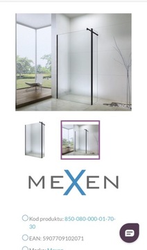 Ścianka prysznicowa MEXEN
