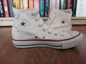 Trampki All Star Converse, kolor biały.