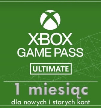 XBOX GAME PASS ULTIMATE (STARE I NOWE KONTA) 1 msc