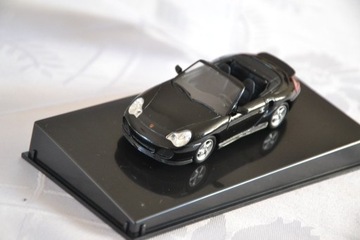 model Porsche 911 996 turbo cabrio black 1/43