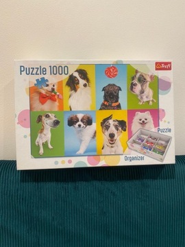 Puzzle Słodkie pieski Trefl 1000 elementów.