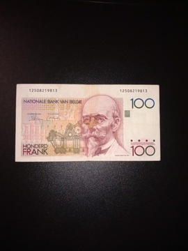 Belgia 100 franków.