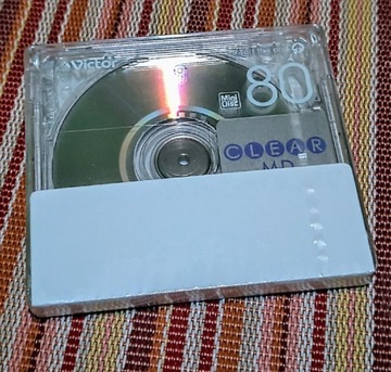 MINI DISC JVC VICTOR CLEAR 80 min. JAPAN.