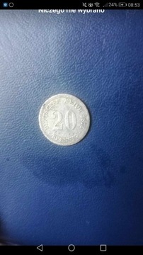 20 pfenning 1876 F