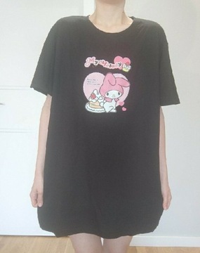 Sukienka tshirtowa długi tshirt my melody  sanrio 