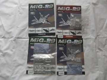 MiG-29, DeAgostini Kolekcja Nr 1, nr 17, Nr 49, Nr 51 - opis!
