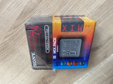 Mini Disc Mix Pack SONY 74 Box 5 szt / MD Japan