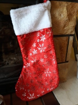 Skarpeta świąteczna na prezenty DUŻA 45 cm