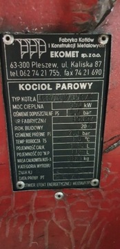 Kocioł parowy