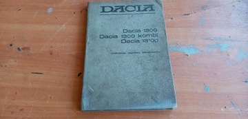 DACIA 1300 instrukcja naprawy samochodu WEMA 1985