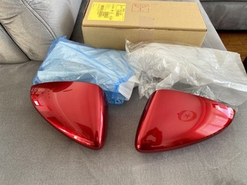 Nakładki Obudowy Lusterek Nowa Mazda 3 BP SOUL Red