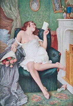 KOBIETA w sztuce. 53 barwne tablice, 1925r.