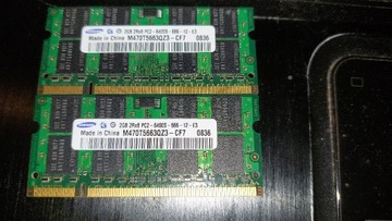 PAMIĘĆ RAM 2x2 giga 2Rx8 PC2