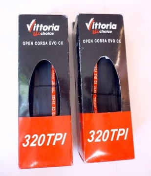 2szt.vittoria open corsa evo slickii 700x23 320tpi