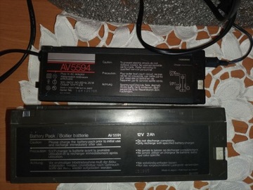 Akumulatory wraz z ładowarką  Philips video 400