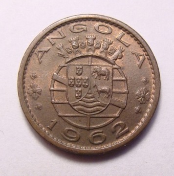 Angola 20 centawos 1962 r. Okołomennicza!