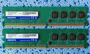 ADATA 2GB (2x1GB) DDR2-800MHz PC2-6400