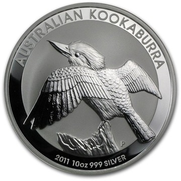 KOOKABURRA 2011 AUSTRALIA 1$ 1oz. srebro 999