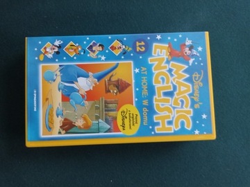 VHS Disney Magic English 12 At Home 