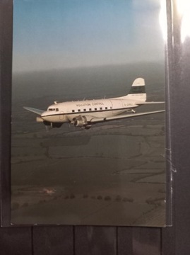 Pocztówka Air Atlantique Douglas C37 Dakota