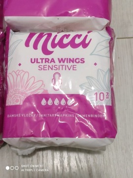 Podpaski Micci Ultra Sensitive 10 szt. 