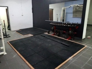 Mata gumowa sbr 30mm fitness, plac zabaw, taras