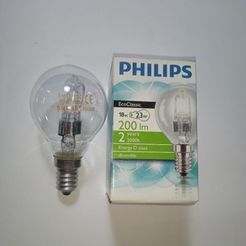 Żarówka halogenowa Philips 18W E14