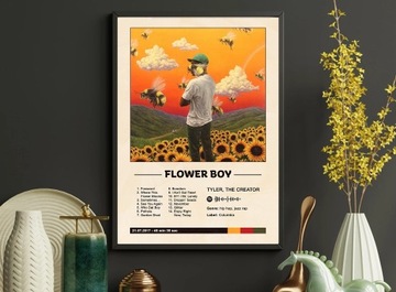 Plakat w ramce Tyler, The Creator - Flower Boy | 30x40 cm