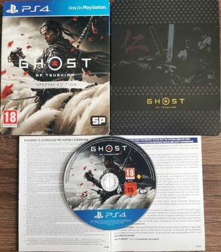 Ghost of Tsushima Special Edition na PS4. Steelbook.