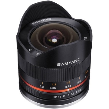 Samyang 8mm f/2.8 Fisheye II Lens 