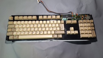 Klawiatura amiga 500 półmechaniczna red led