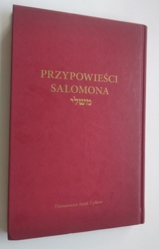 Przypowieści Salomona - tłum. Izaak Cylkow