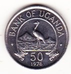 UGANDA ---  50 centow --- 1976