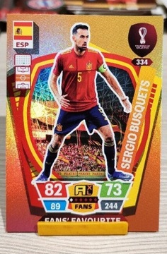 Qatar 2022 Fans Favourite - Busquets nr. 334