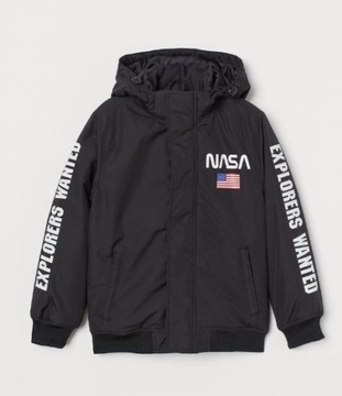 NASA H&M wiosenna kurtka OCIEPLANA 140-146 10-11 l