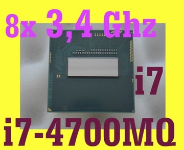 I7-4700MQ socket G3 SR15H intel procesor i7 4gen