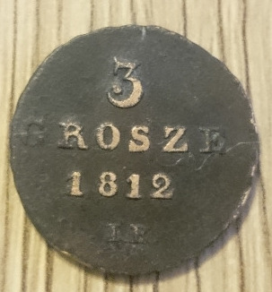 3 grosze 1812 I.B.