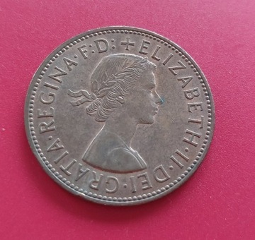 Wielka Brytania UK Elżbieta II 1 pens penny 1965