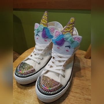 Buty tenisówki cekiny unicorn 40