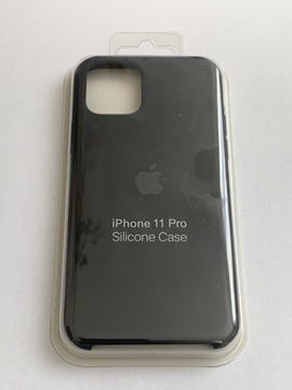Plecki Apple silicone Case IPhone 11 pro czarny