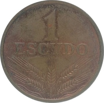 Portugalia 1 escudo 1973, KM#597