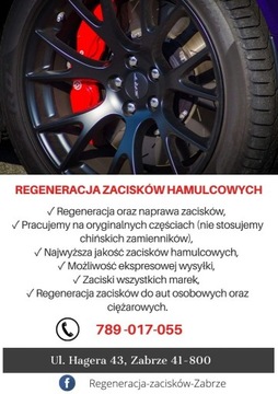 Regeneracja zacisków hamulcowych