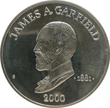 Liberia 5 dollars 2000, KM#929