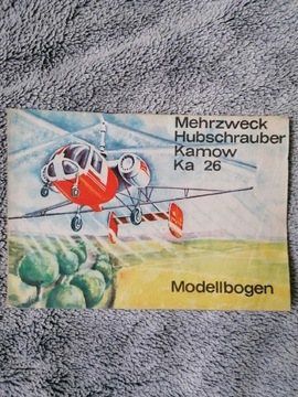 Modellbogen Kamow Ka 26