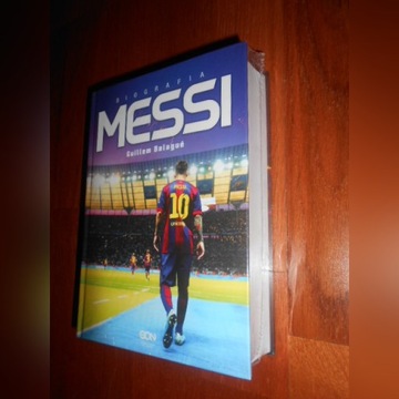 Leo Messi BIOGRAFIA nowa, folia, FC Barcelona