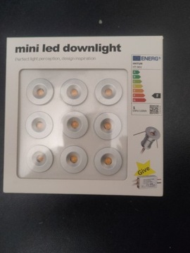 Mini diody LED spotlight 1 W 12 V, kąt  120 