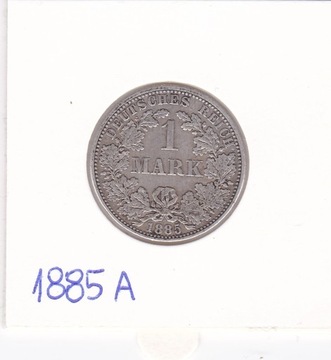 1 marka 1885 A cesarstwo niemieckie