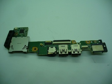 Moduł gniazd USB LAN SD itp do Asus Eee PC 1011cx